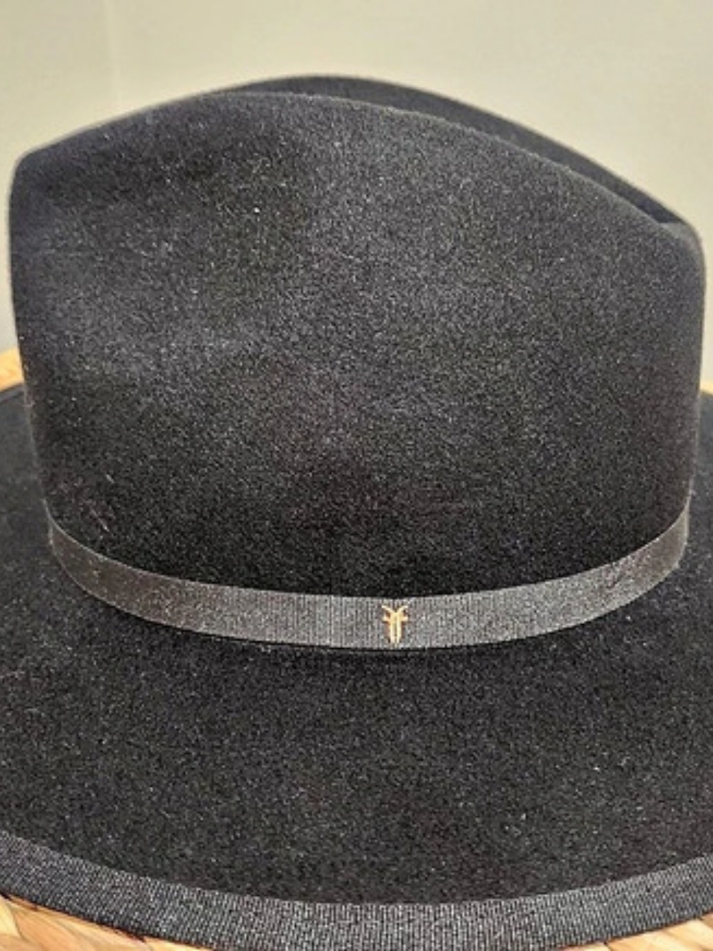 FRYE Mens Black Wool Fedora NWT
